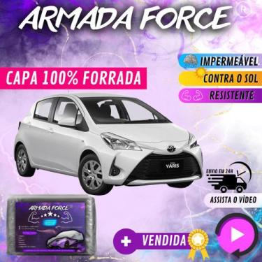 Imagem de Capa Cobrir Carro YARIS HATCH 100% Forrada Armada Force 100% Impermeáv