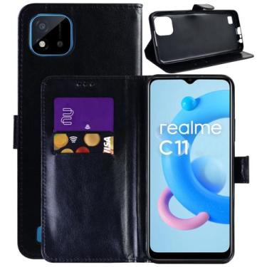 Imagem de Capinha Capa De Celular Carteira Compativel Realme C11 6.52 - Luiza Ce