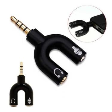 Imagem de Conector Adaptador Duas Entrada P2 Saida P3 - King