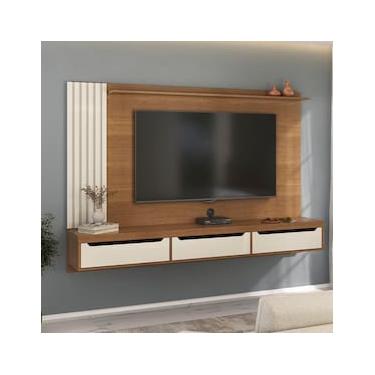 Imagem de Painel Presence Artely com 1 prateleira para TVs de até 75 polegadas