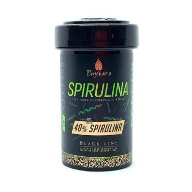Imagem de Alimento Poytara Black Line Spirulina para Peixes Marinhos - 120g