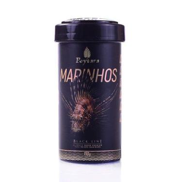 Imagem de Alimento Poytara Black Line para Peixes Marinhos G 110g