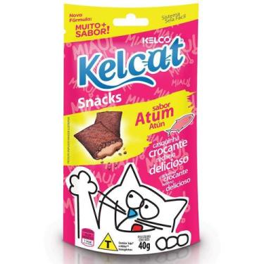 Imagem de Snack Kelcat para Gatos Sabor Atum - 40g - 1 unidade - Kelcat / Kelco 