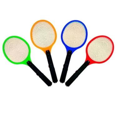 Imagem de Raquete Elétrica Recarregável Mata Mosquito Dengue Bivolt - AKITA