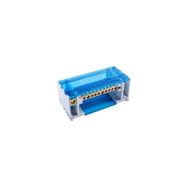 Imagem de Bloco de Distribuição Modular 160A 4 Barramentos 11 Conexões - UP Conn