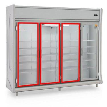 Imagem de 3 Gaxeta Porta Expositor Gevt-200 Para Gelopar 133x56 - PROLAR BORRACH