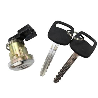 Imagem de ANP PUAUTO Conjunto de chaves de cilindro de fechadura de porta de combustível/2 chaves adequadas para Toyota Tacoma 1995-2004, Toyota Tundra 2000-2003, tampa de enchimento de combustível, 69058-35140