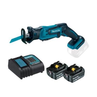 Imagem de Serra Sabre 2 Baterias 18v 5ah Makita Djr185z Bivolt, Bivolt
