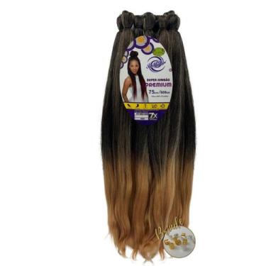 Imagem de Jumbão Premium Ser Mulher 609 Gramas 75cm Para Tranças Box Braids, Nag