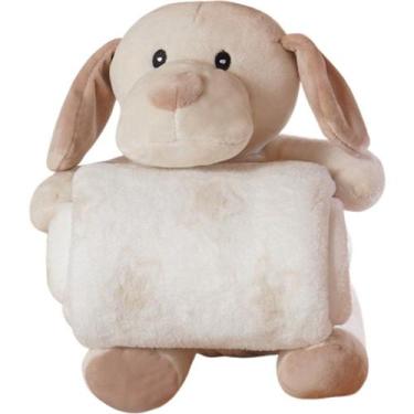 Imagem de Bichinho de Pelúcia Carinhoso New com Manta Bebê 100x75cm - Bene Casa,