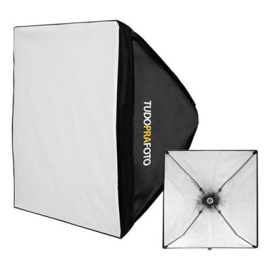 Imagem de Softbox p/ Iluminação 60x60 E27 Tudoprafoto - SHB-102