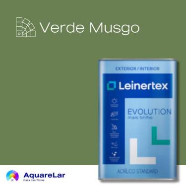 Imagem de Evolution Acrílico Leinertex Semibrilho 18L, VERDE MUSGO