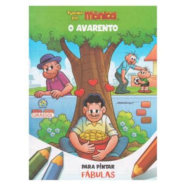 Imagem de Livro Para Pintar Turma Monica Lembrancinha O Avarento - Girassol