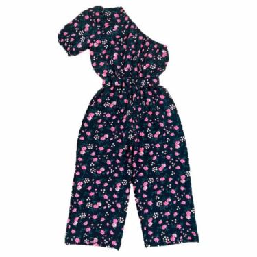 Imagem de Macacão Infantil Longo Blogueirinha Menina Estilosa Festas - Ak Fashio