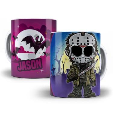 Imagem de Caneca Jason Terror Halloween Porcelana Personalizada - Tio da Caneca