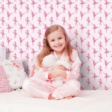 Imagem de Papel de Parede Ballet Pink - QCola, 0,60 x 3,00 metros