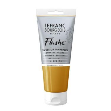 Imagem de Tinta Acrílica Flashe Lefranc 80ml 834 Light Gold Iridescent - Lefranc