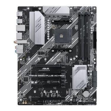 Imagem de ASUS Placa-mãe Prime B550-PLUS AC-HES AMD AM4 (3ª geração Ryzen) ATX (Dual M.2, PCIe4.0, WIFI5, 1Gb Ethernet, SATA 6 Gbps, USB 3.2 Gen 2 Type-C, USB 3.2 Gen 1 Type-C e CEC Tier II Ready)