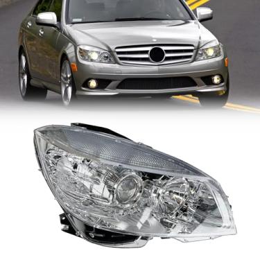 Imagem de MATMACRO Conjunto de faróis para Mercedes Benz W204 C Class Farol C300 C230 C350 2008 2009 2010 2011 (lado do passageiro direito)