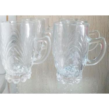 Imagem de Conjunto 6 Xícaras de Vidro Transparente 80ML - Spider