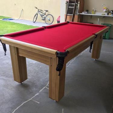 Imagem de Mesa de Sinuca e Bilhar Diver Madeira Maciça Carlin Bilhares Superfíci