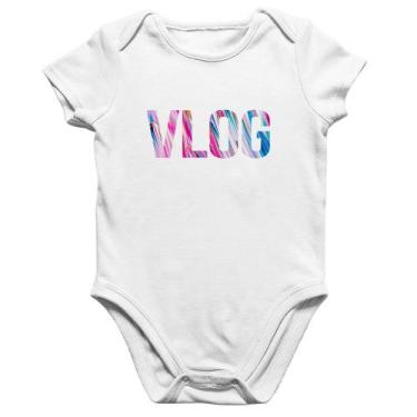 Imagem de Body Bebê Algodão Vlog - Foca na Moda, Branco, P