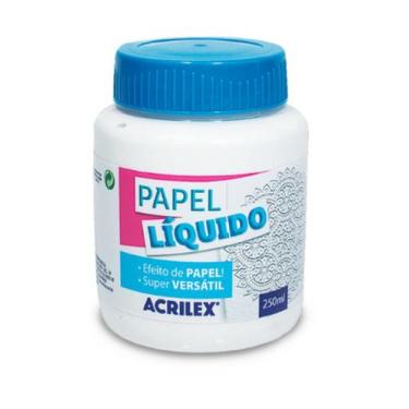 Imagem de Papel Líquido 250ml Incolor Acrilex