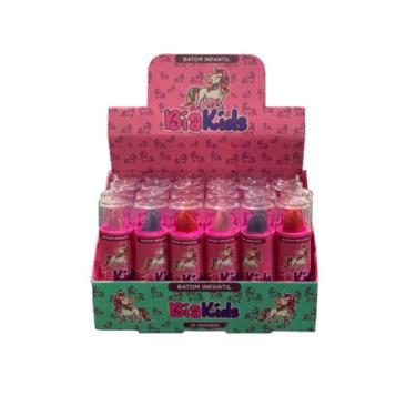 Imagem de Batom infantil Bia kids Box c/ 24 pçs