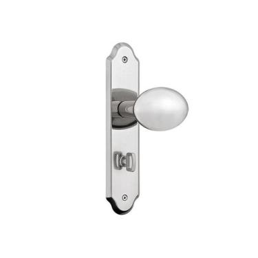 Imagem de Fechadura Papaiz Zamac Banheiro Mz580 Cromado - 5401 