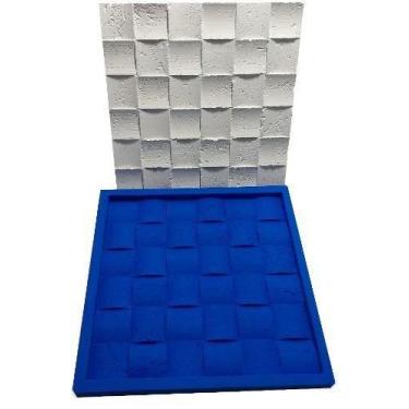 Imagem de Forma Silicone Gesso Parede 3D - Côncavo Pedra - Xmoldes Formas 3D