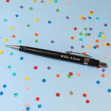 Imagem de Lapiseira técnica 0.5 mm grafite preta - ONDA