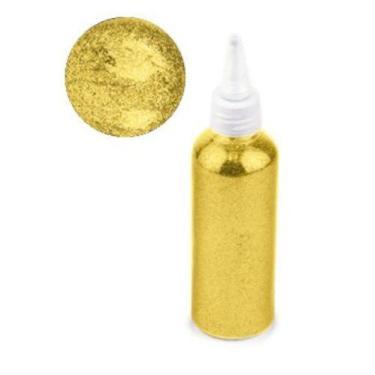 Imagem de Tubo de Glitter pra Balão 100g - Ouro - 01 Unidade - Cromus Balloons -