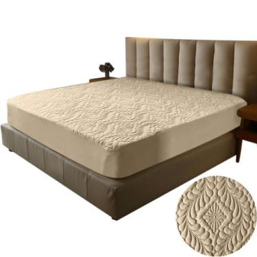 Imagem de Protetor Cama Casal Queen Colchão Box Matelado Varias Cores - ANNY SHO