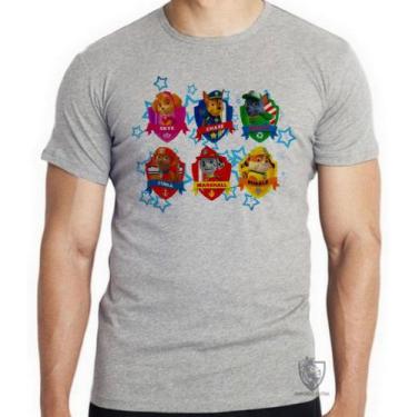 Imagem de Camiseta  Patrulha Canina nomes Blusa criança infantil juvenil adulto 