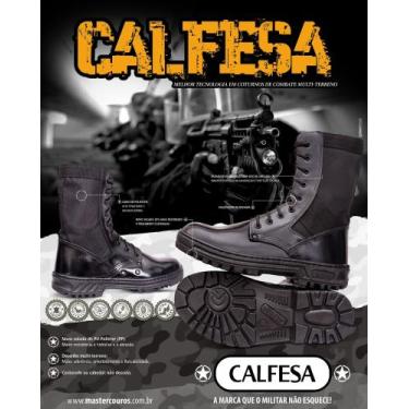 Imagem de Coturno Calfesa Extra Leve Sem Zíper Original - MASTER, Preto, 45