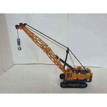 Imagem de Miniatura Caminhão Guindaste Articulado Metal Glw 1:50 - toy 
