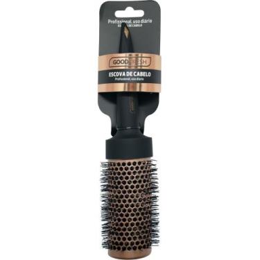 Imagem de Escova De Cabelo Térmica Goldem Metalica - FRESHDENT