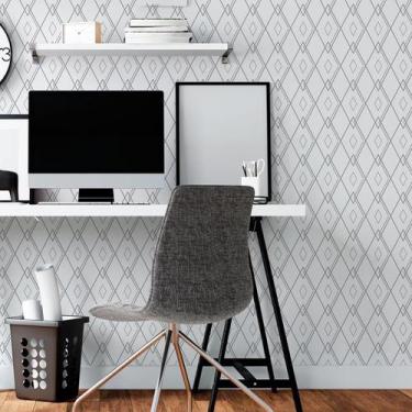 Imagem de Papel de Parede Adesivo Grafismo Moderno N06075 0,58x2,5M - Adesivo BR