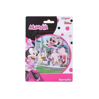 Imagem de Borracha Escolar Minnie Com 3 Peças Na Cartela - Etipel