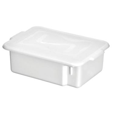 Imagem de Kit Com 12 Caixas Organizadoras Para Alimentos Com Tampa 5,65L Branca 