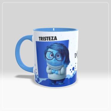 Imagem de Caneca Tristeza Divertida mente 2 - Jlssublimação, Azul