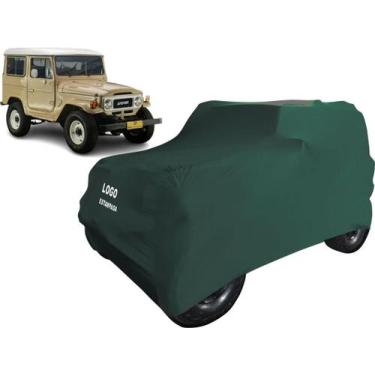 Imagem de Capa Tecido Cobrir Carro Antigo Toyota Bandeirantes - Mz, Verde
