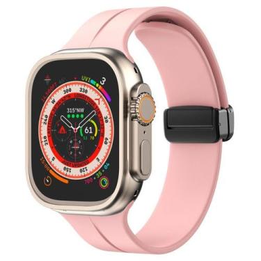 Imagem de Pulseira Silicone Magnética Marca 123Smart Compativel com iWatch 1 2 3