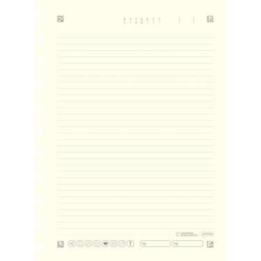 Imagem de Refil para Caderno Inteligente, Grande, La Creme, 200x275mm, 90g, 50 folhas off white