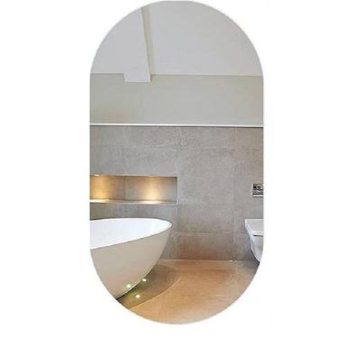 Imagem de Espelho Decorativo Lapidado Oval 50x80cm - Woodglass