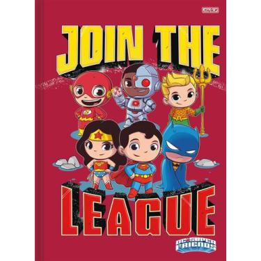 Imagem de Caderno São Domingos pequeno dc super friends brochura 80fls