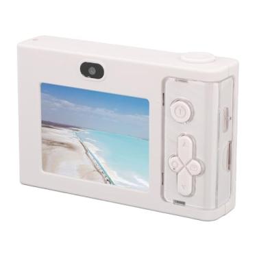 Imagem de Câmera Digital 1080P Câmera Digital Com Tela TFT de 2,4 Polegadas Anti-vibração Com Zoom de 8x para Viagens (Branco)