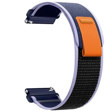 Imagem de Pulseira de nylon compatível com Samsung Galaxy Watch 7/FE/6/5 Pro 4 3/Watch 4 6 Classic/Active/Gear S2 S3 Frontier, pulseira esportiva de 20 mm e 22 mm para Galaxy Watch de 47 mm, 43 mm, 45 mm, 40