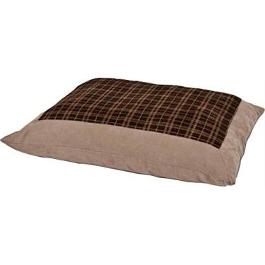 Imagem de Almofada xadrez Aspen Pet 68,5 x 91,4 cm, azul sortido, marrom/cinza