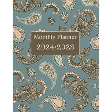 Imagem de 2024-2028 Monthly Planner 5 Year: 60 Months from January 2024 to December 2028| Five Years Annual A4